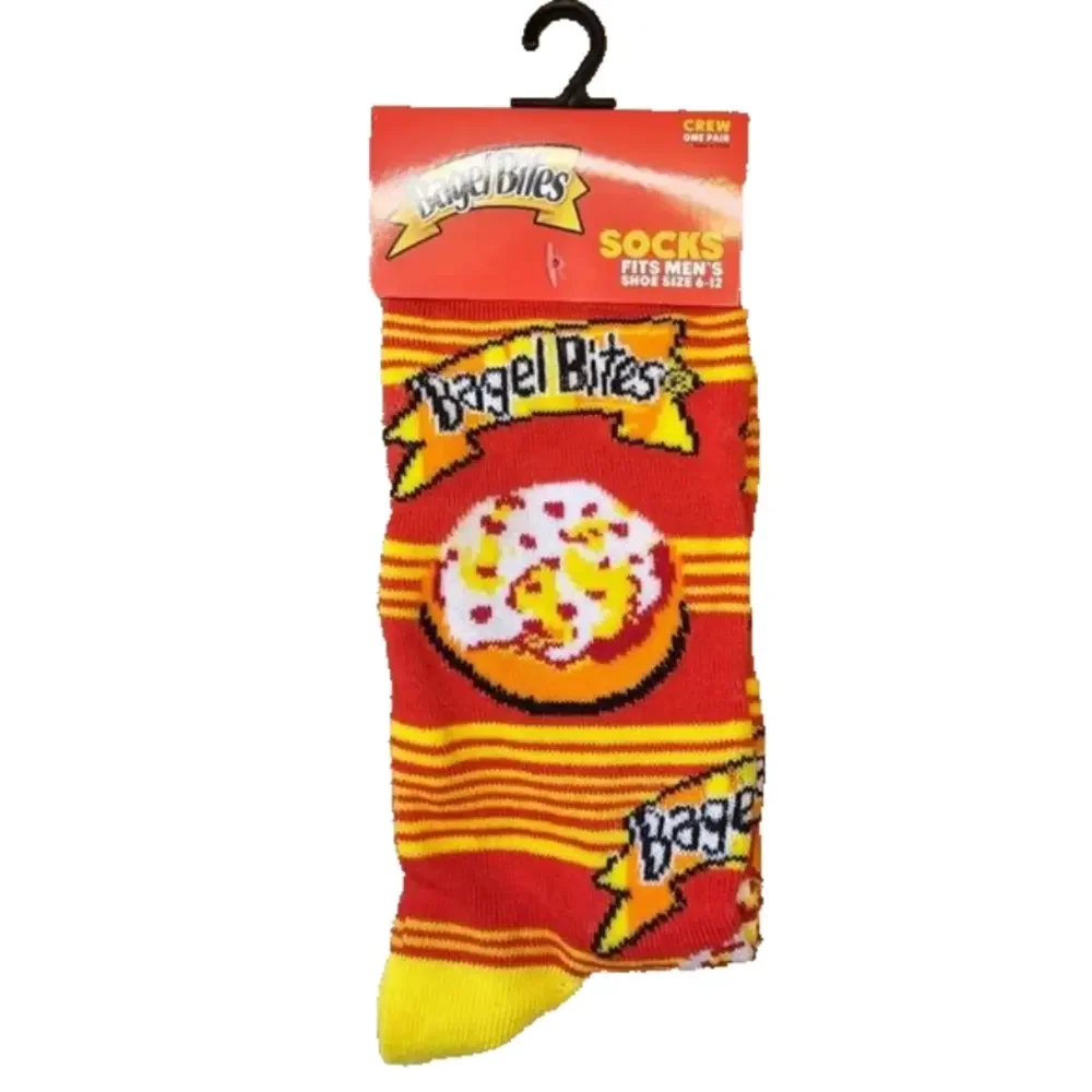 Unisex Adult Bagel Bites socks NEW